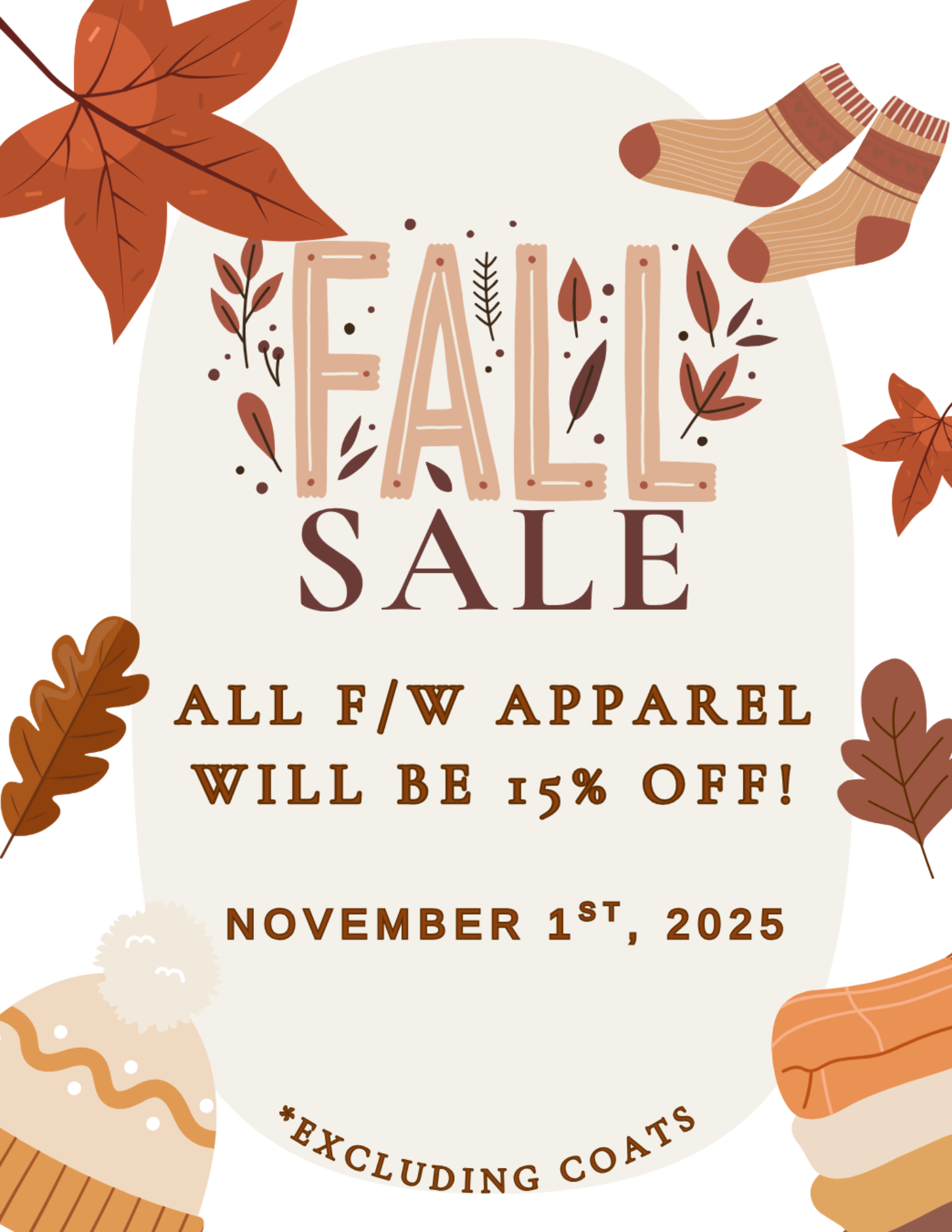 Shop our Fall/Winter Apparel